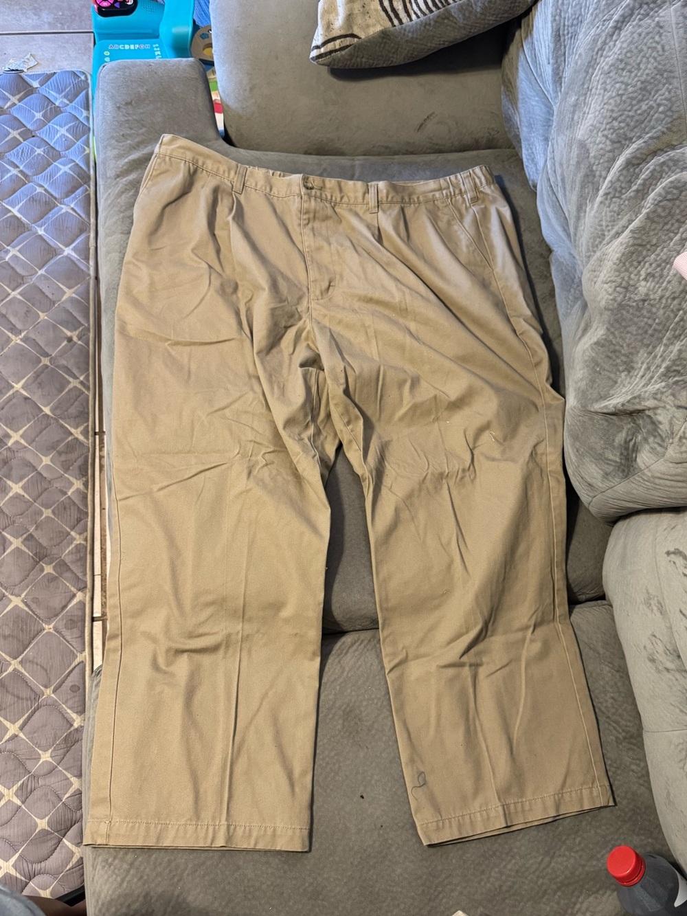 Big and Tall Basic Editions Men's Khakis